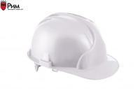 Каска строительная ЛИДЕР - Белая (Минпромторг)