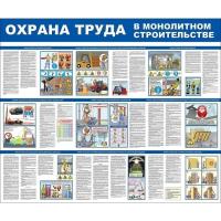 Стенд охрана труда в монолитном строительстве
