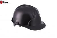 Каска строительная ЛИДЕР - Чёрная (Минпромторг)