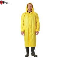 Плащ влагозащитный нейлоновый с ПВХ желтый