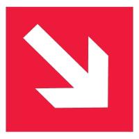 Знак F01-02 Направляющая стрелка под углом 45°