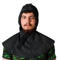 Подшлемник сварщика спилковый с пелериной летний защитный