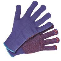 Перчатки из смес.пряжи (полиэстер/стекловолокно) (3) с покр. ПВХ-точка ULT725 (кор144пары/уп12 пар)