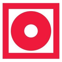 Знак F10 Кнопка включения установок (систем) пожарной автоматики