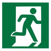 Знак E01-02 Выход здесь (Правосторонний)