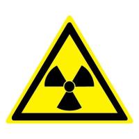 Знак безопасности W05 Радиоактивные вещества или ионизирующее излучение
