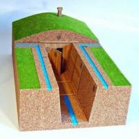 Макет «Простейшее укрытие в разрезе» на 25 человек