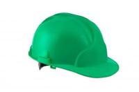 Каска строительная ЛИДЕР - Зеленая (Минпромторг)