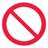 Знак P21 Запрещение (прочие опасности или опасные действия)