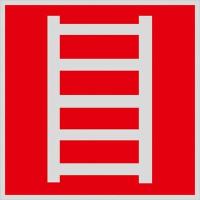 Знак F03 Пожарная лестница (Световозвращающий)