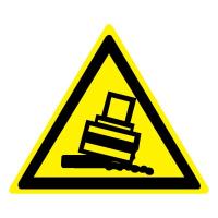 Знак безопасности W24 Возможно опрокидывание