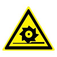 Знак безопасности W22 Режущие валы