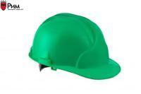 Каска строительная ЛИДЕР - Зеленая (Минпромторг)
