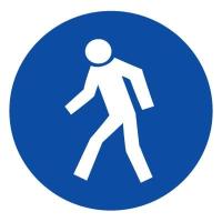 Знак M10 Проход здесь