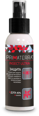 Спрей для защиты от укусов иксодовых клещей, комаров и других жалящих и кровососущих насекомых INSECT ULTRA