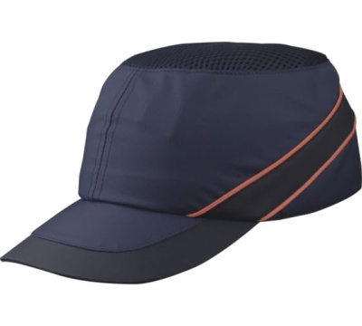 Защитная каскетка Delta Plus AIR COLTAN темно-синий/оранжевый, козырек 5см COLTAAIBMSH