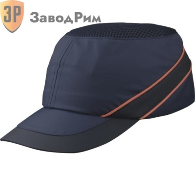 Защитная каскетка Delta Plus AIR COLTAN темно-синяя/оранжевая, козырек 7см COLTAAIBM