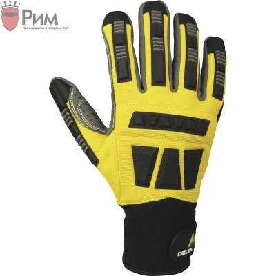 Перчатки трикотажные с защитными накладками EOS VV900JA DeltaPlus р.11/XXL