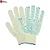 Перчатки хб СТАНДАРТ белые с ПВХ Точка, Волна, Протектор 10ый класс