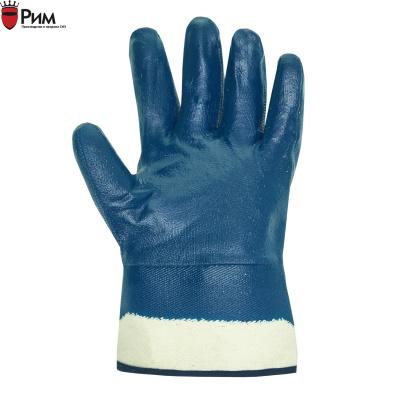 Перчатки нитриловые манжет крага полный облив