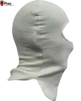 Подшлемник трикотажный Х/Б одинарный белый (летний)