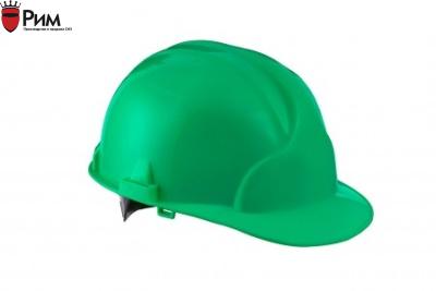Каска строительная ЛИДЕР - Зеленая (Минпромторг)
