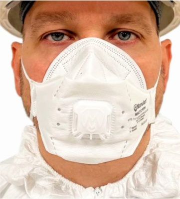 Респиратор (полумаска фильтрующая) MANULAN® MNL312 FFP1 с клапаном выдоха