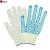 Перчатки хб ЛЮКС белые с ПВХ Точка, Волна, Протектор 10ый класс
