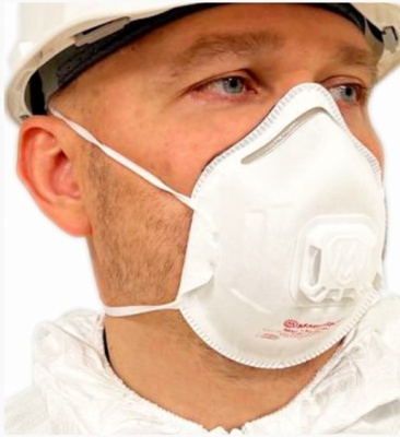 Респиратор (полумаска фильтрующая) MANULAN® MNL132 FFP3 с клапаном выдоха