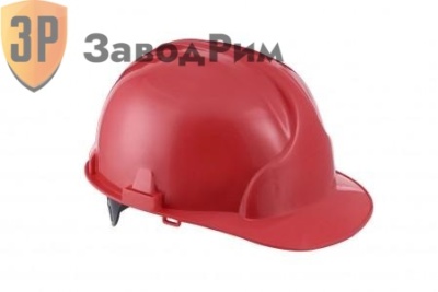 Каска строительная ЛИДЕР - Красная (Минпромторг)