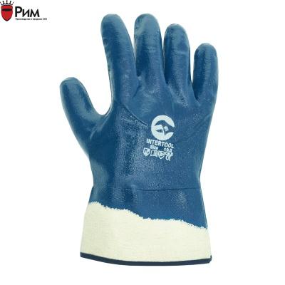 Перчатки нитриловые манжет крага полный облив