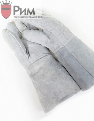 Краги спилковые пятипалые (РОССИЯ, Минпромторг)