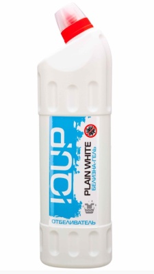Вспомогательное моющее средство Белизна-гель IQUP Plain White ПЭТ 1 л