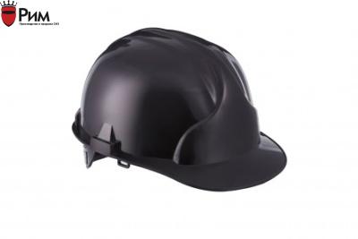 Каска строительная ЛИДЕР - Чёрная (Минпромторг)