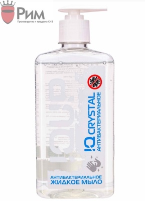 Антибактериальное жидкое мыло IQUP Clean Care Luxe помпа-дозатор ПЭТ 0,5 л ПРОЗРАЧНОЕ