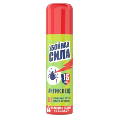 Аэрозоль Убойная сила Антиклещ