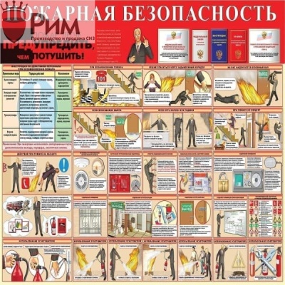 Стенд пожарная безопасность СТ018