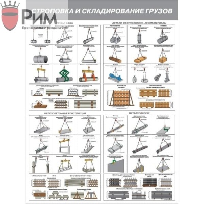 Стенд строповка и складирование грузов СТ202