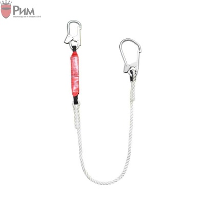 Строп аВ с двумя карабинами (1 стандартный + 1 большой)