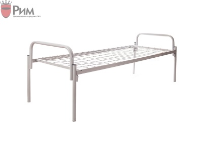 Кровать одноярусная металлическая Кровать одноярусная металлическая