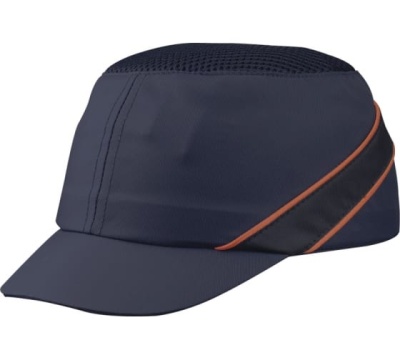 Защитная каскетка Delta Plus AIR COLTAN темно-синий/оранжевый, козырек 5см COLTAAIBMSH