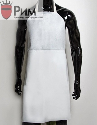 Фартук спилковый (завязки из киперной ленты)