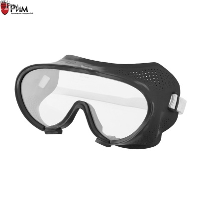 Очки Закрытые с прямой вентиляцией Р2 Черные