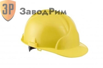 Каска строительная ЛИДЕР - Желтая (Минпромторг)