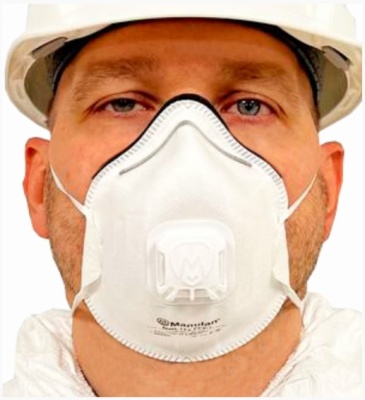 Респиратор (полумаска фильтрующая) MANULAN® MNL112 FFP1 с клапаном выдоха