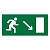 Знак E07 Направление к эвакуационному выходу направо вниз