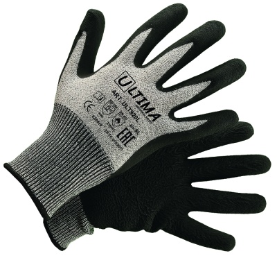 Перчатки из высокополимер-го волокна (5) с покр. из рильеф.латекса ULT920L (кор144пары/уп12 пар) Перчатки из высокополимер-го волокна (5) с покр. из рильеф.латекса ULT920L (кор144пары/уп12 пар)