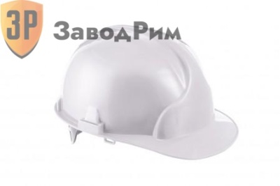 Каска строительная ЛИДЕР - Белая (Минпромторг)