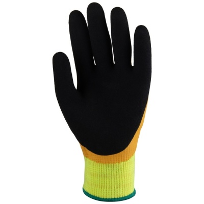 Перчатки трикотажные с начесом с двойным латексным покрытием Jeta Safety JLW-701 Polar Star
