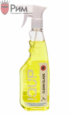 Средство для мытья стёкол и зеркал с нашатырем IQUP Clean Glass триггер ПЭТ 0,5 л ЖЕЛТЫЙ